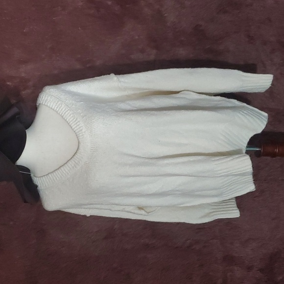 Free People Oversized Ivory NWT Sweater - Picture 1 of 6